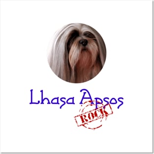 Lhasa Apsos Rock! Posters and Art